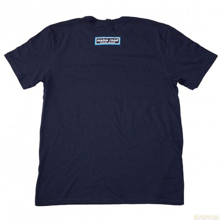Oasis: Unisex T-Shirt: Maine Road Event Logo (Navy Blue) (Back Print) (X-Large)