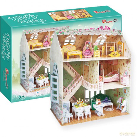 PUZZLE 3D Domek Dla Lalek Dreamy [PUZZLE]