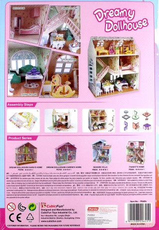 PUZZLE 3D Domek Dla Lalek Dreamy [PUZZLE]