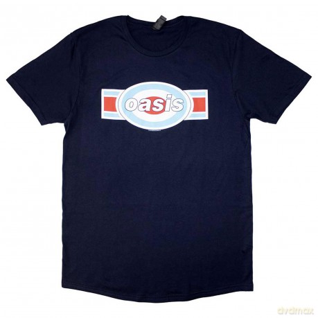Oasis: Unisex T-Shirt: Oblong Target (Navy Blue) (Small)