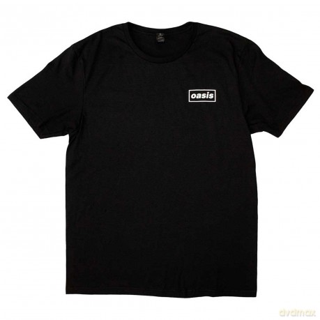 Oasis: Unisex T-Shirt: Some Might Say Lyric (Black) (Back Print) (Small)