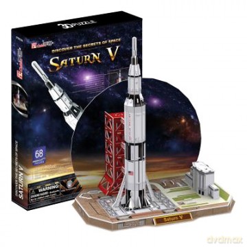 PUZZLE 3D Rakieta Saturn V [PUZZLE]