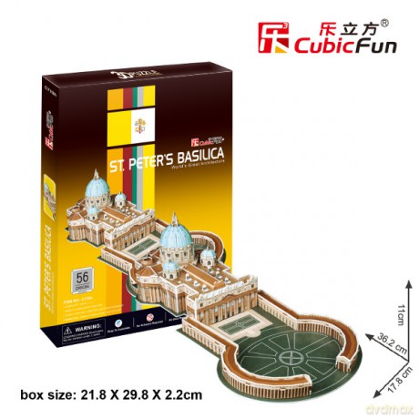 PUZZLE 3D Bazylika św. Piotra 56 el. [PUZZLE]