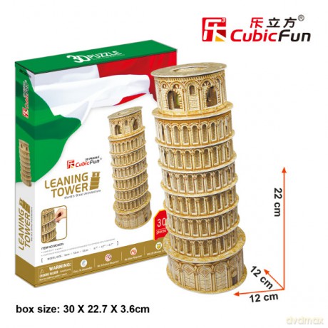PUZZLE 3D Krzywa Wieża w Pizie [PUZZLE]