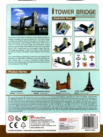 PUZZLE 3D Tower Bridge 120 el. [PUZZLE]