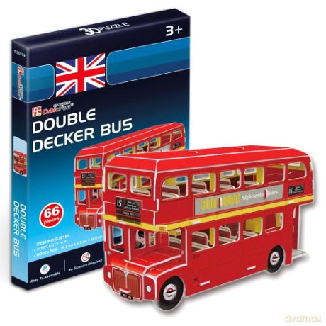 PUZZLE 3D Autobus Piętrowy [PUZZLE]