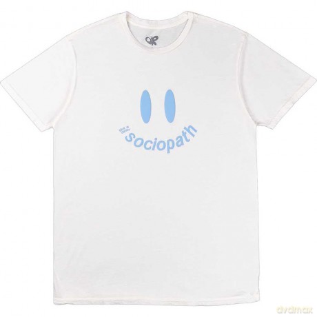 Olivia Rodrigo: Unisex T-Shirt: Sociopath (White) (Ex-Tour) (Medium)