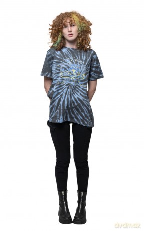 Outkast: Unisex T-Shirt: Space ATLiens (Blue) (Wash Collection) (X-Large)