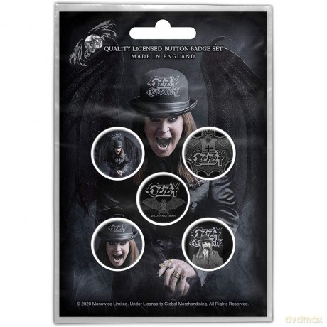 Ozzy Osbourne: Button Badge Pack: Ordinary Man
