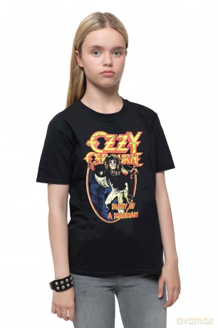Ozzy Osbourne: Kids T-Shirt: Vintage Diary of a Madman (Black) (9-10 Years)