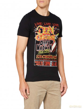 Ozzy Osbourne: Men's Tee: Diary of a Madman Tour (Small)
