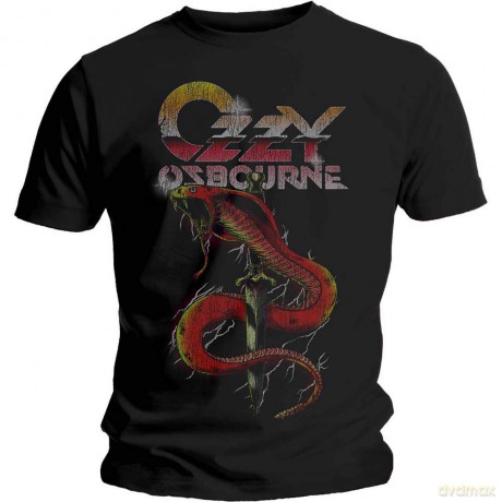 Ozzy Osbourne: Men's Tee: Vintage Snake (Medium)