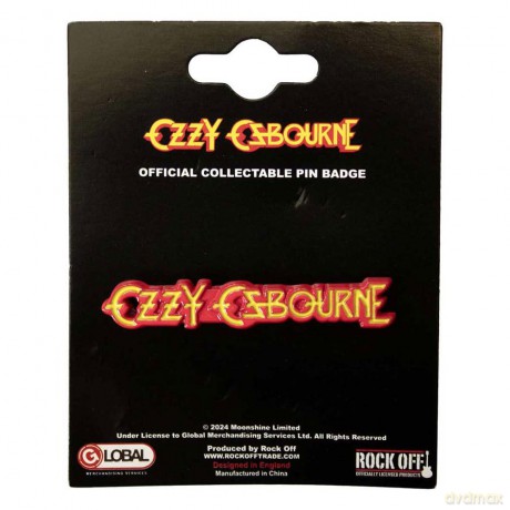 Ozzy Osbourne: Pin Badge: Logo