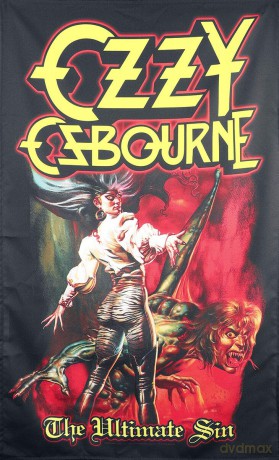 Ozzy Osbourne: Textile Poster: The Ultimate Sin