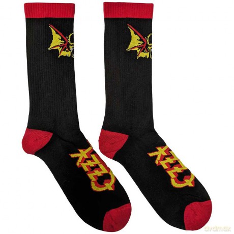 Ozzy Osbourne: Unisex Ankle Socks: Bat (Black) (UK Size 7 - 11)