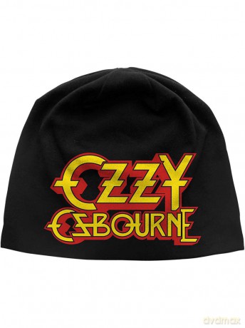 Ozzy Osbourne: Unisex Beanie Hat: Logo JD Print (Black)