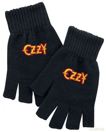 Ozzy Osbourne: Unisex Fingerless Gloves: Ozzy (Black)