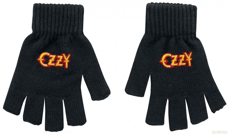 Ozzy Osbourne: Unisex Fingerless Gloves: Ozzy (Black)