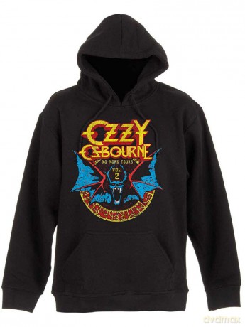 Ozzy Osbourne: Unisex Pullover Hoodie: Bat Circle (Small)