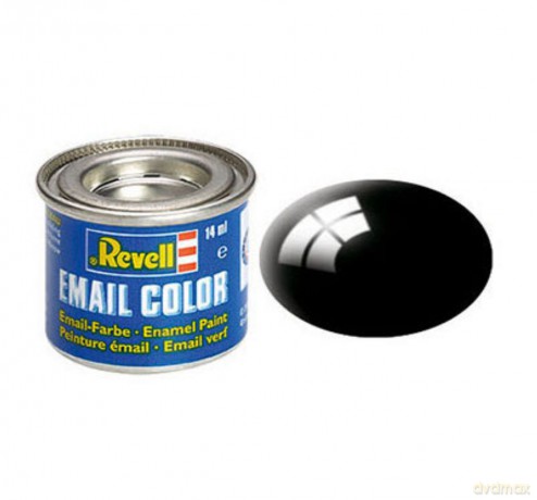 REVELL Email Color 07 Black Gloss 14ml [MODELARSTWO]
