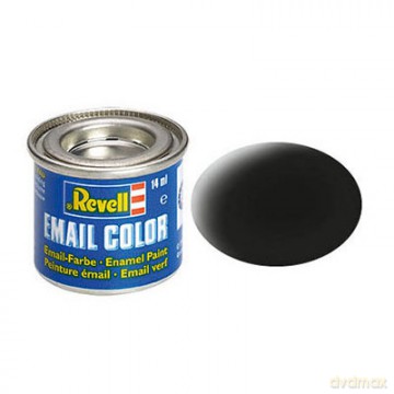REVELL Email Color 08 Black Mat 14ml. [MODELARSTWO]