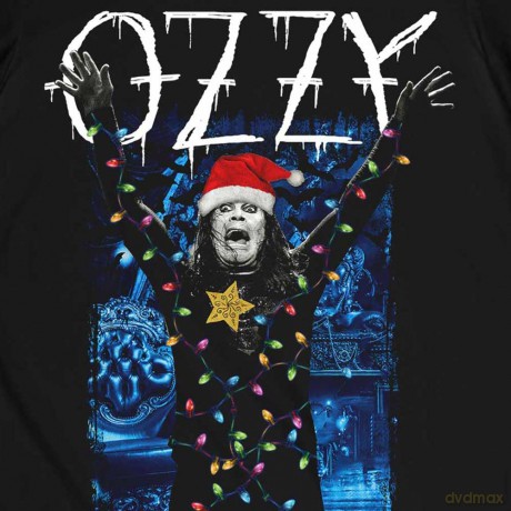 Ozzy Osbourne: Unisex T-Shirt: Arms Out Holiday (Black) (Small)
