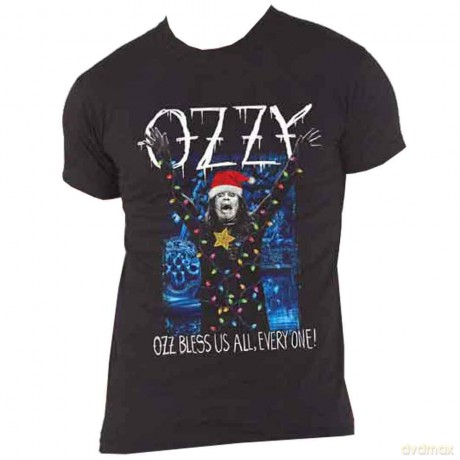 Ozzy Osbourne: Unisex T-Shirt: Arms Out Holiday (Black) (X-Large)