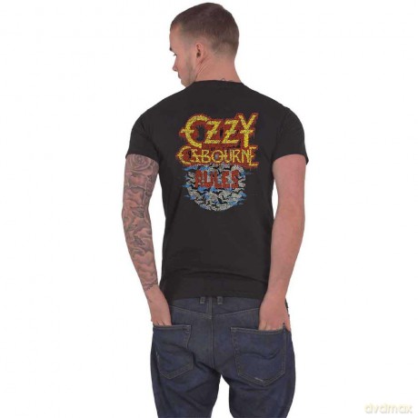 Ozzy Osbourne: Unisex T-Shirt: Bark At The Moon Tour '84 (Black) (Back Print) (X-Large)