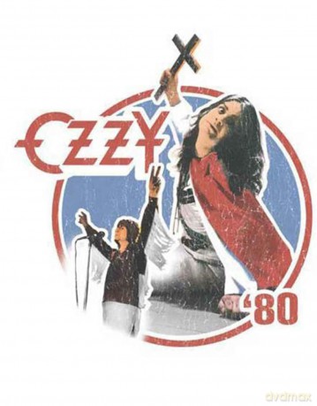 Ozzy Osbourne: Unisex T-Shirt: Blizzard of Ozz '80 (White) (XX-Large)