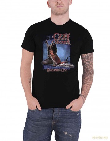 Ozzy Osbourne: Unisex T-Shirt: Blizzard of Ozz Track list (Black) (Back Print) (XX-Large)