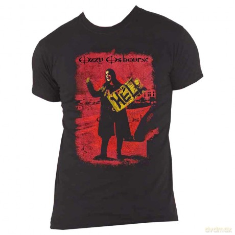 Ozzy Osbourne: Unisex T-Shirt: Hell (Black) (Medium)