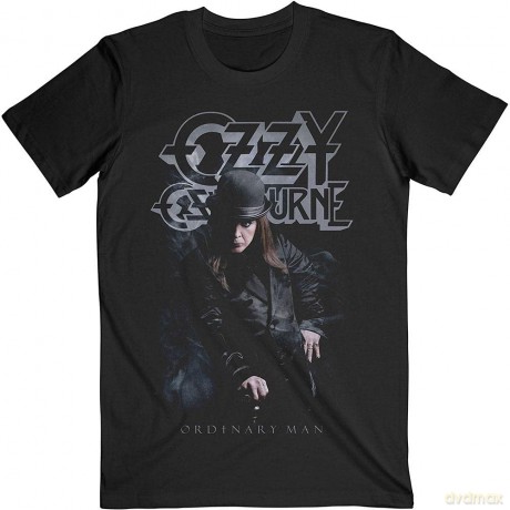 Ozzy Osbourne: Unisex T-Shirt: Ordinary Man Standing (Black) (Small)