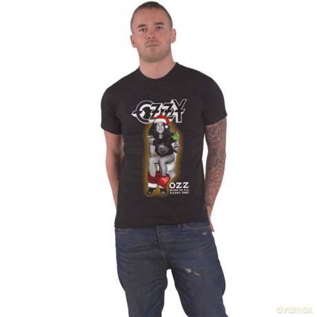 Ozzy Osbourne: Unisex T-Shirt: Ozz Bless Us All (Black) (Small)