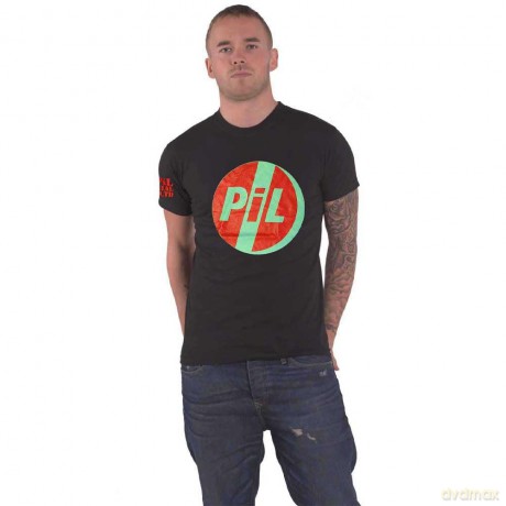 Pil (Public Image Ltd): PIL (Public Image Ltd) Unisex T-Shirt: Original Logo (Black) (XX-Large)