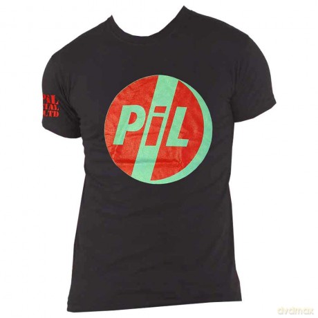 Pil (Public Image Ltd): PIL (Public Image Ltd) Unisex T-Shirt: Original Logo (Black) (XX-Large)