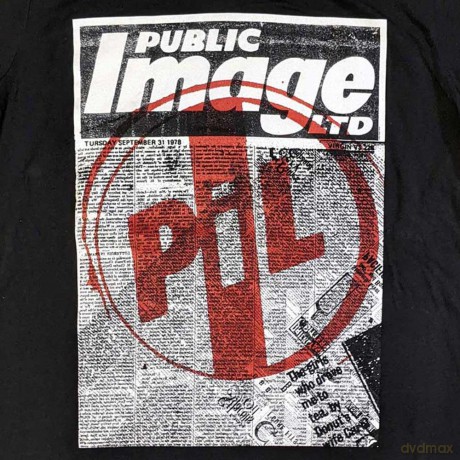 Pil (Public Image Ltd): PIL (Public Image Ltd) Unisex T-Shirt: Poster (Black) (Medium)