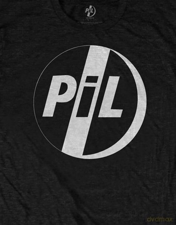 Pil (Public Image Ltd): PIL (Public Image Ltd) Unisex T-Shirt: White Logo (Black) (Large)