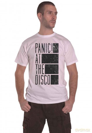 Panic! At The Disco: Unisex T-Shirt: Bars (White) (XX-Large)