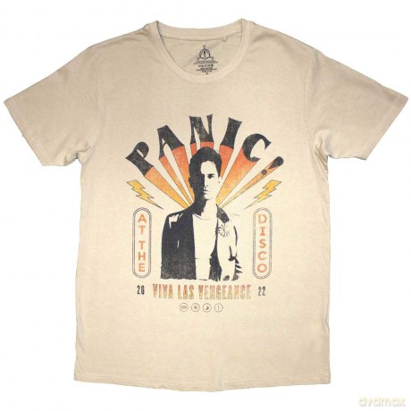 Panic! At The Disco: Unisex T-Shirt: Viva (Sand) (Small)