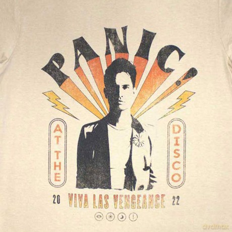 Panic! At The Disco: Unisex T-Shirt: Viva (Sand) (Small)