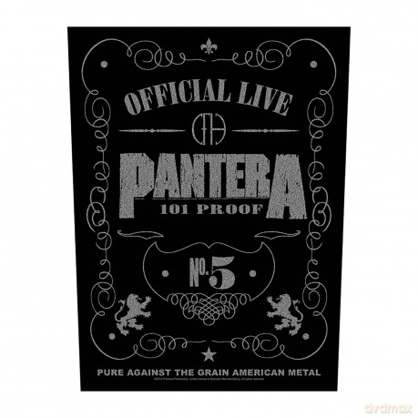 Pantera: Back Patch: 101 Proof
