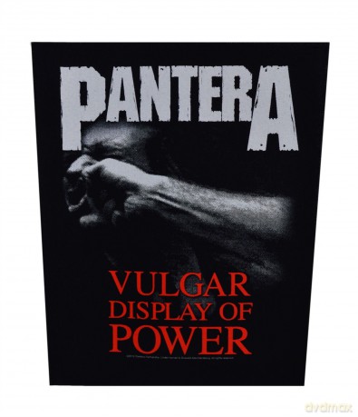 Pantera: Back Patch: Vulgar Display Of Power