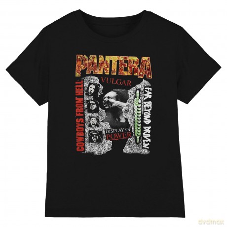 Pantera: Ladies T-Shirt: 3 Albums (Black) (XX-Large)