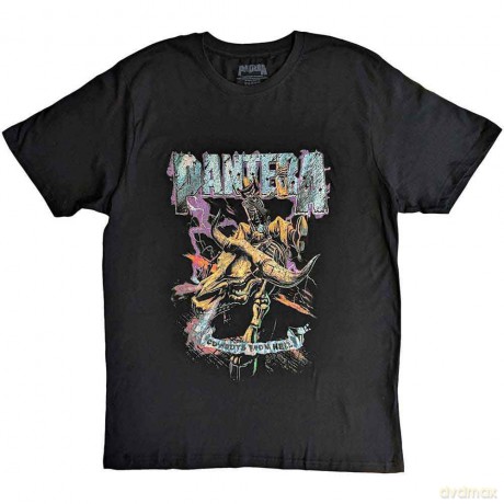 Pantera: Ladies T-Shirt: Vintage Rider (Black) (XXX-Large)