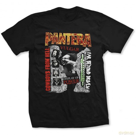 Pantera: Ladies Tee: 3 Albums (Medium)