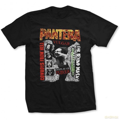 Pantera: Ladies Tee: 3 Albums (Small)