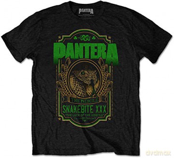 Pantera: Men's Tee: Snakebite XXX Label (Small)
