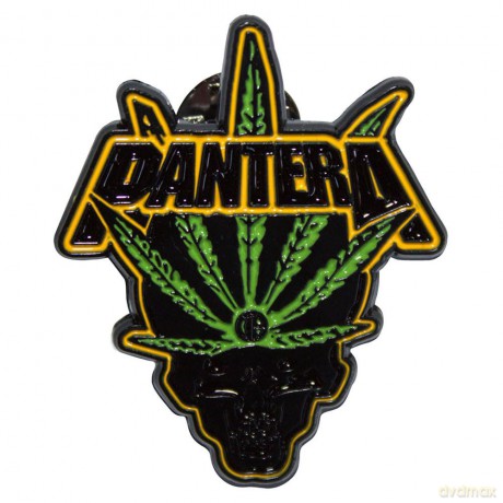 Pantera: Pin Badge: Leaf Skull