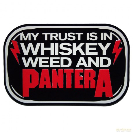 Pantera: Premium Fridge Magnet: Whiskey