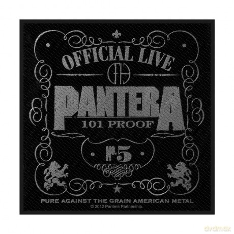 Pantera: Standard Patch: Official Live 101% Proof